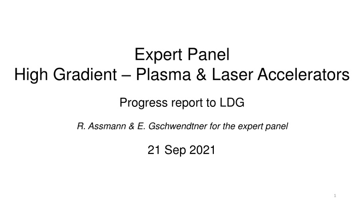 expert panel n.w