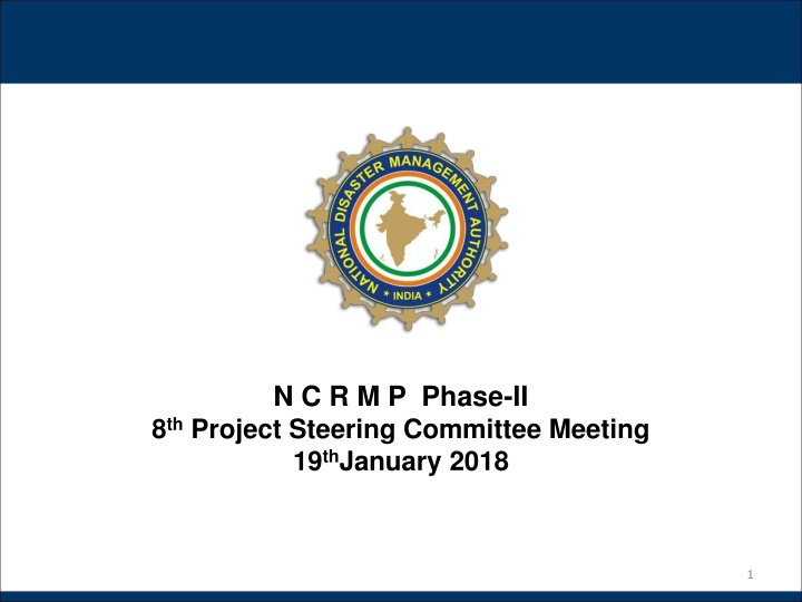 N.C.R.M.P. Phase-II 8th Project Steering Committee Meeting