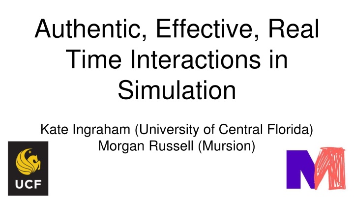 authentic effective real time interactions n.w