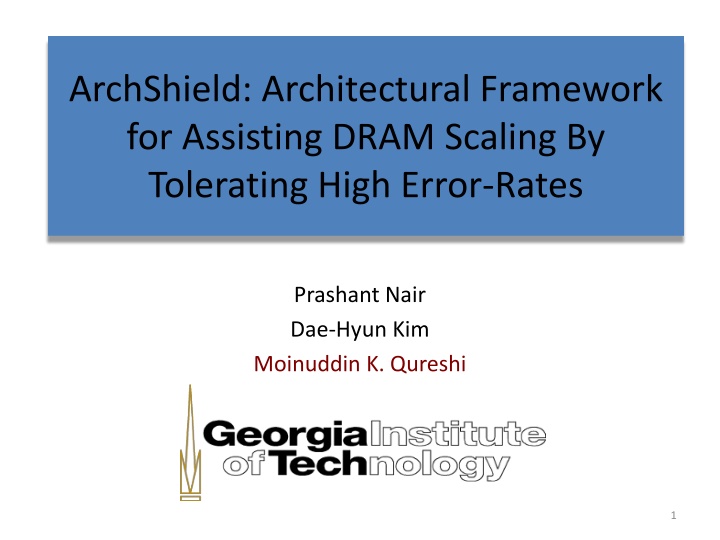 archshield architectural framework for assisting n.w