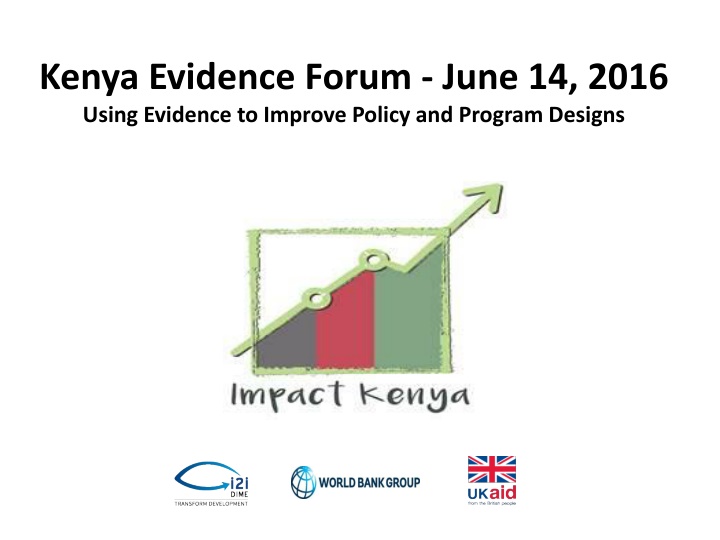 kenya evidence forum june 14 2016 using evidence n.w