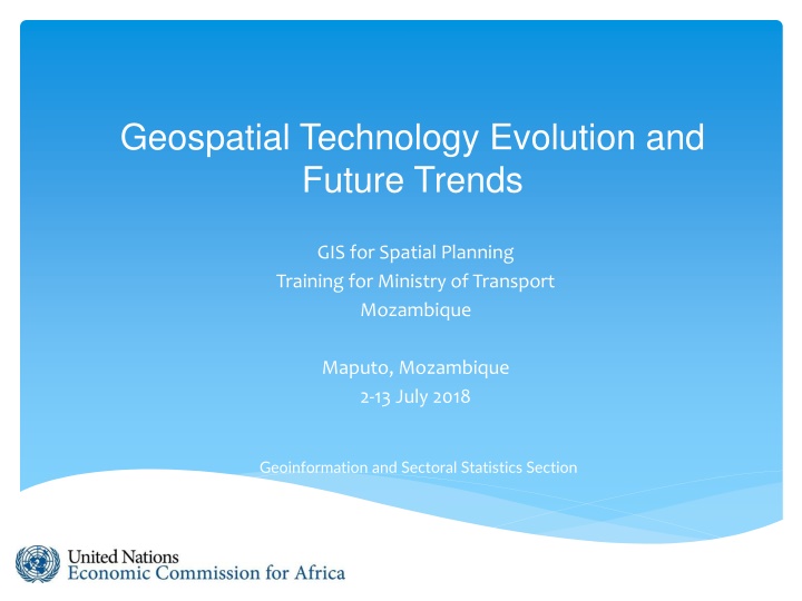 Geospatial Technology Evolution and Future Trends in GIS