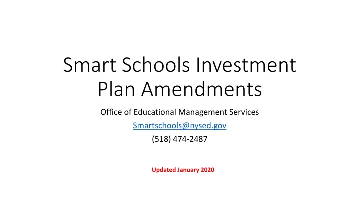 smart schools investment plan amendments n.w