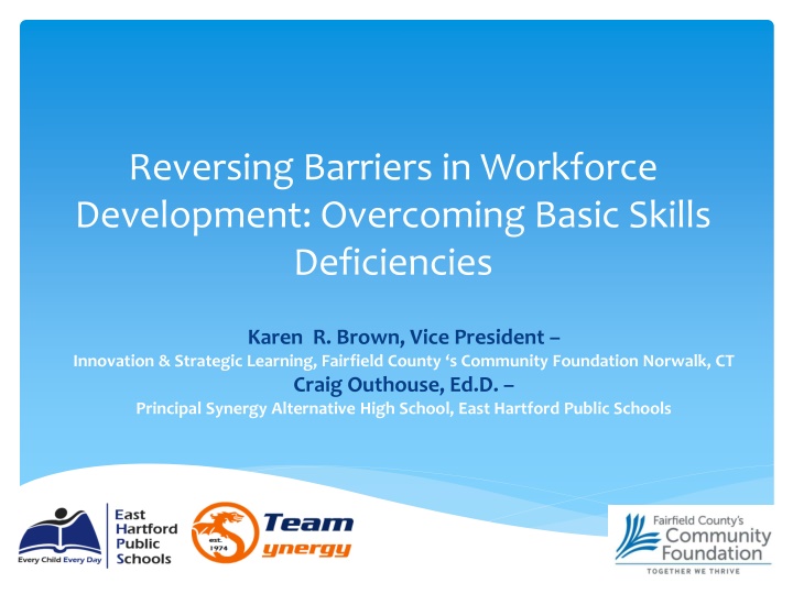 reversing barriers in workforce development n.w