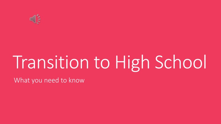 transition to high school what you need to know n.w