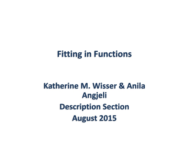 Functions in Archival Description - Exploring Contextual Role