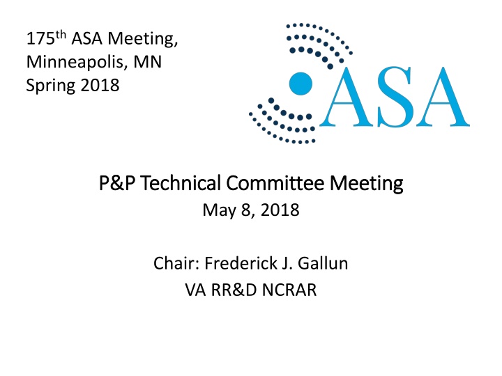 175 th asa meeting minneapolis mn spring 2018 n.w