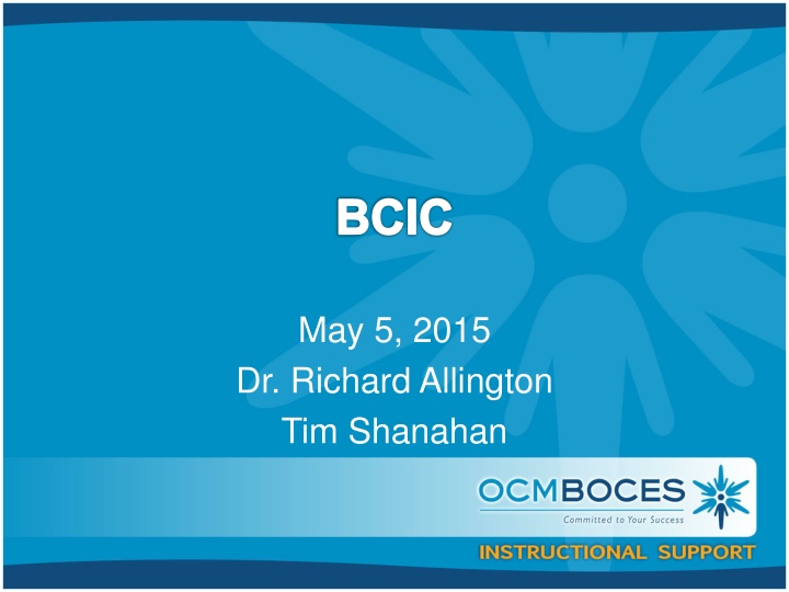 Comparing Dr. Richard Allington and Tim Shanahan