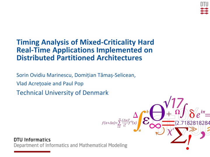 timing analysis of mixed criticality hard real n.w