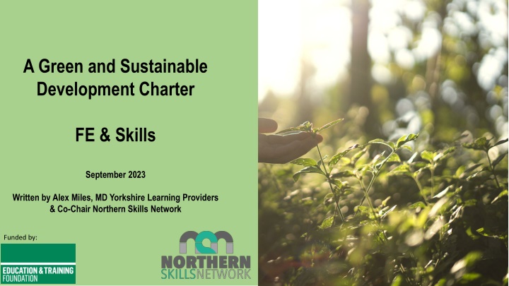 a green and sustainable development charter n.w