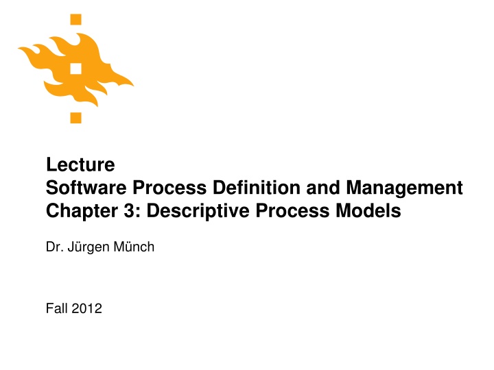 lecture software process definition n.w