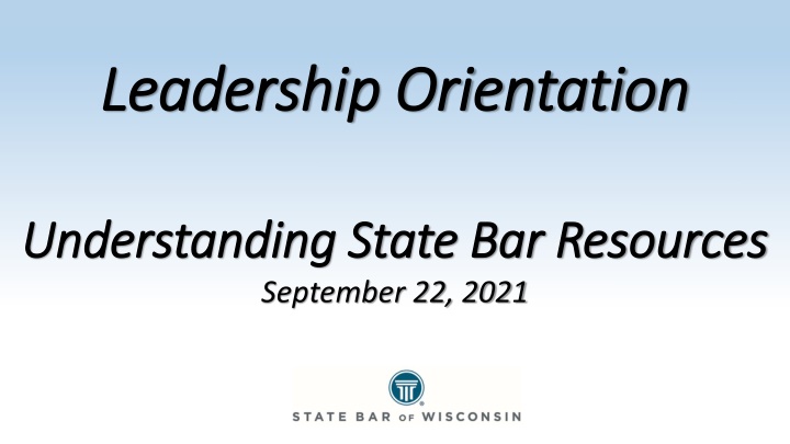leadership orientation leadership orientation n.w
