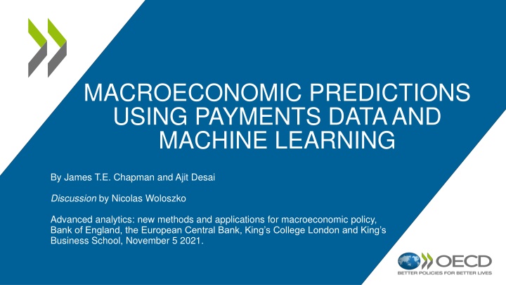 macroeconomic predictions using payments data n.w