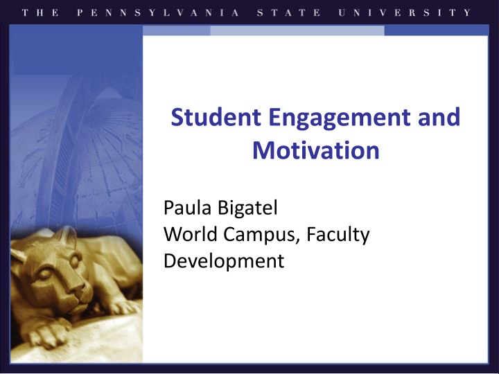 student engagement and motivation n.w