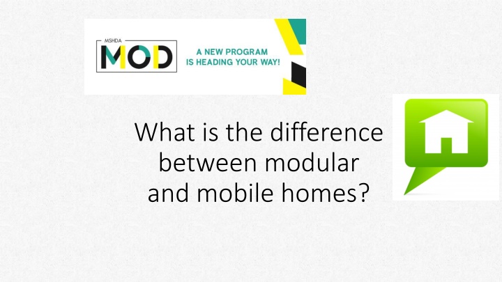 what is the difference between modular and mobile n.w