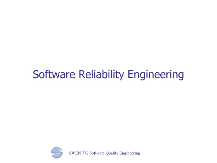 software reliability engineering n.w