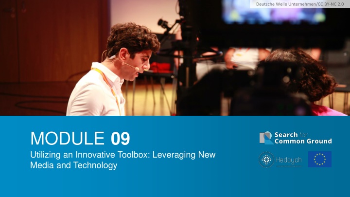 Leveraging New Media and Technology for Countering Extremism