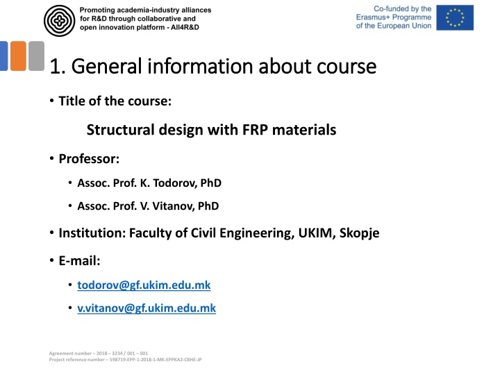 Structural Design with FRP Materials Overview