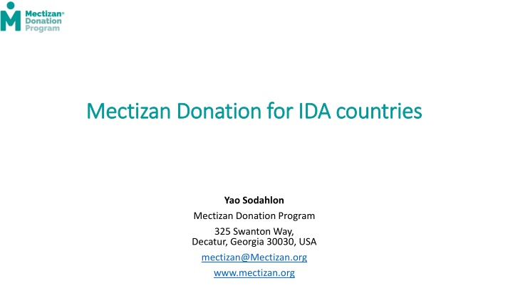 mectizan donation for ida countries mectizan n.w
