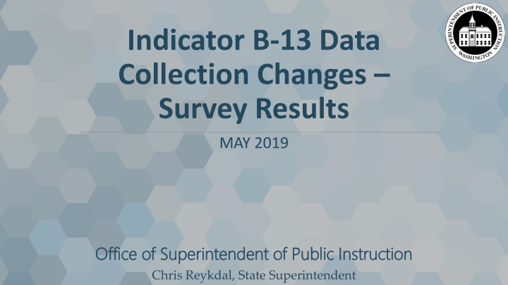 indicator b 13 data collection changes survey n.w