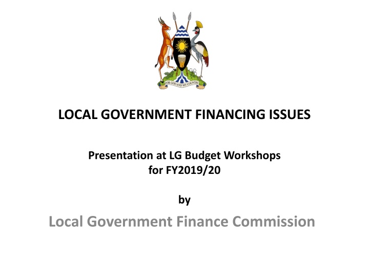 local government financing issues n.w
