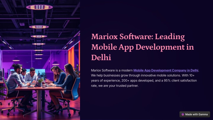 mariox software leading mobile app development n.w