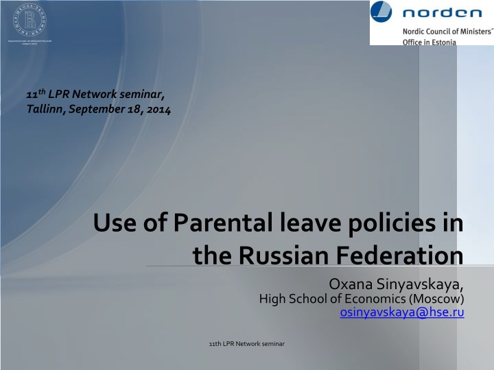 Understanding Parental Leave Policies in Russia