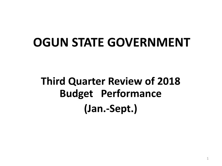 ogun state government n.w