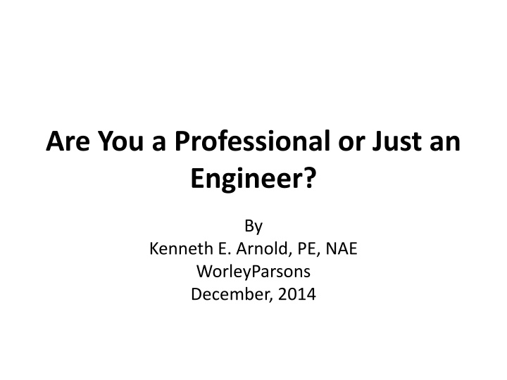 Defining Professionalism: Principles and Behaviors
