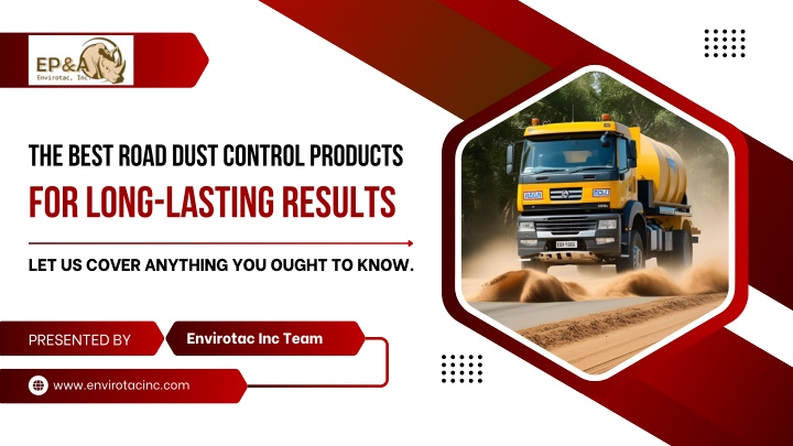 the best road dust control products for long n.w