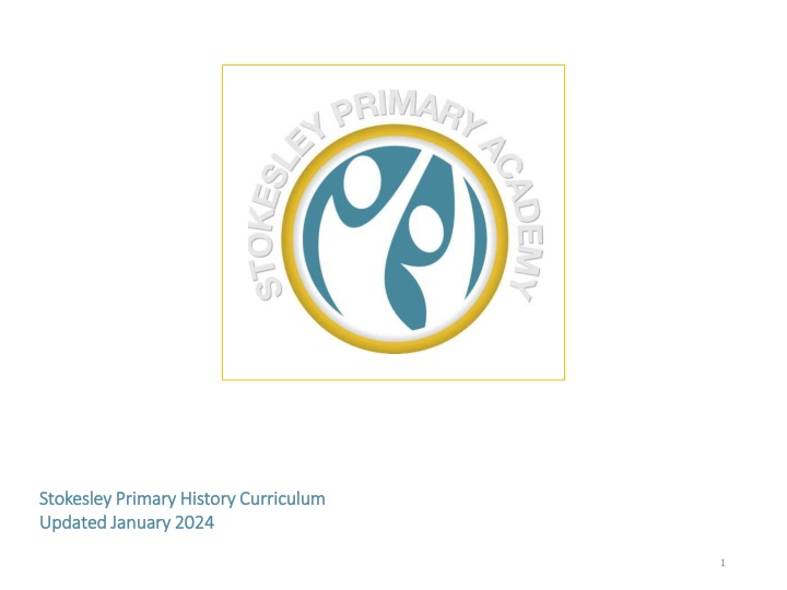 Stokesley Primary History Curriculum Update January 2024