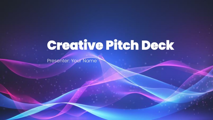 Creative Pitch Deck on GreenTech Innovations