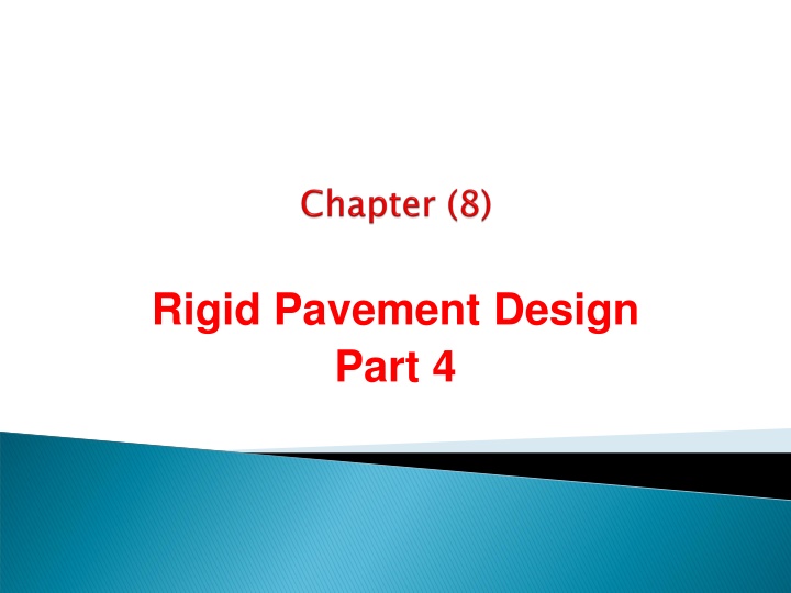 Rigid Pavement Design Part 4