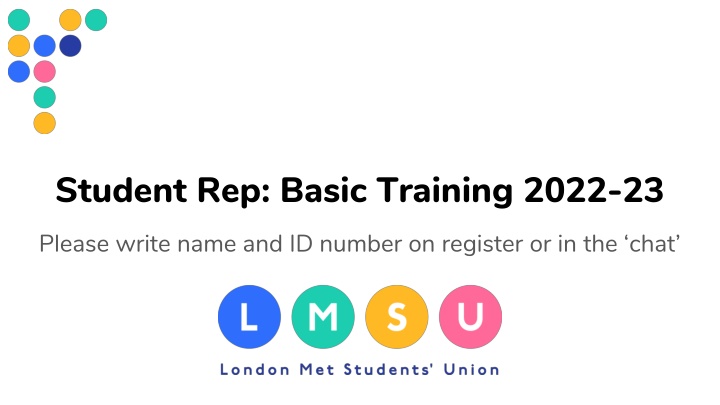 student rep basic training 2022 23 n.w