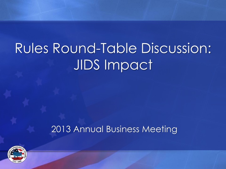 rules round table discussion jids impact n.w