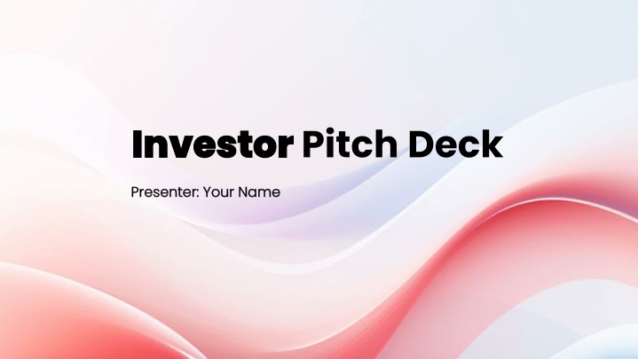 investor investor pitch deck n.w