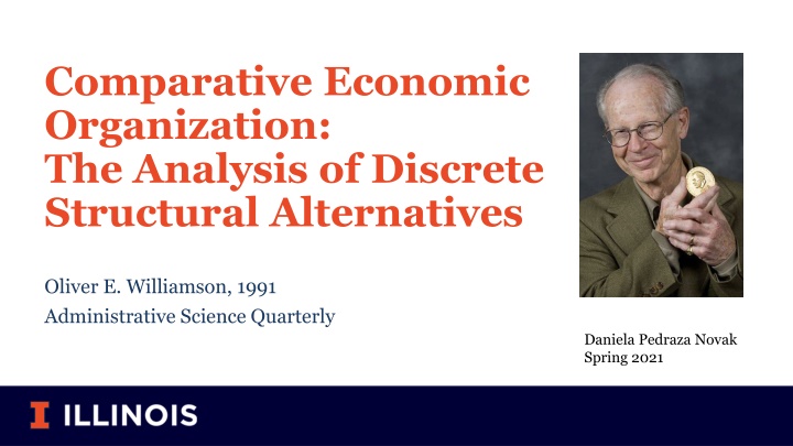 comparative economic organization the analysis n.w