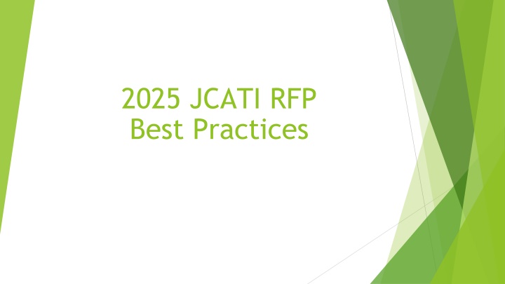 2025 jcati rfp best practices n.w