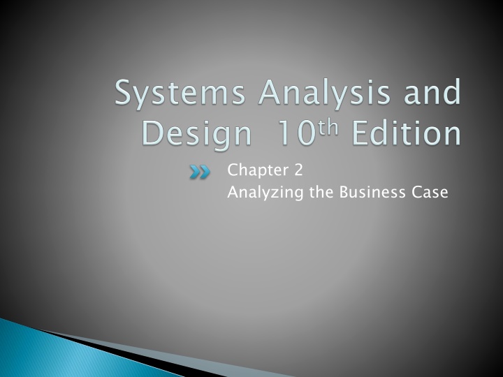 chapter 2 analyzing the business case n.w