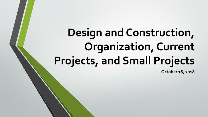 design and construction organization current n.w