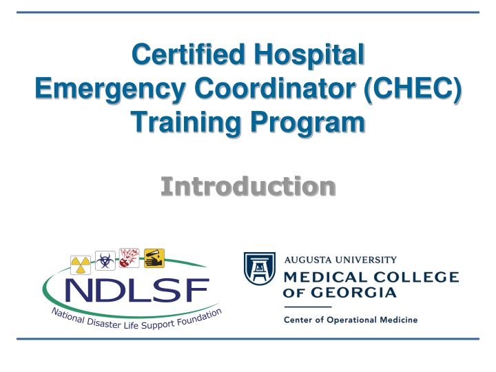 certified hospital emergency coordinator chec n.w