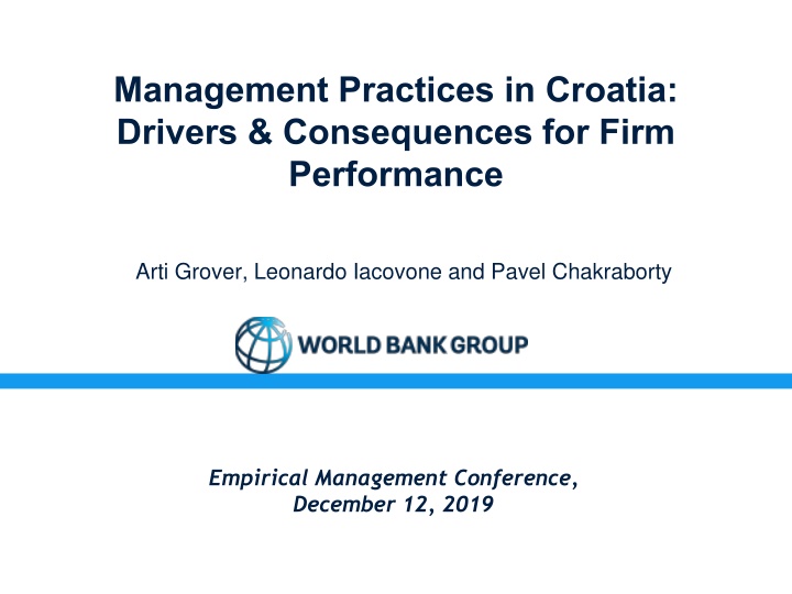 management practices in croatia drivers n.w