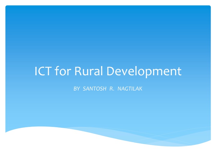 ict for rural development n.w