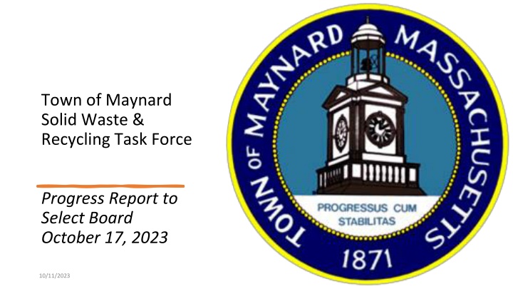 town of maynard solid waste recycling task force n.w