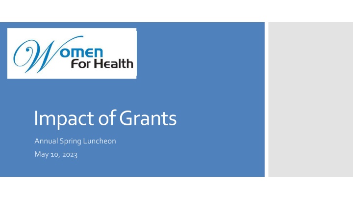impact of grants n.w