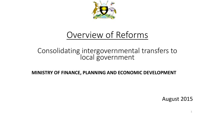 overview of reforms n.w