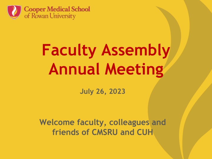 Faculty Assembly Annual Meeting Highlights 2023