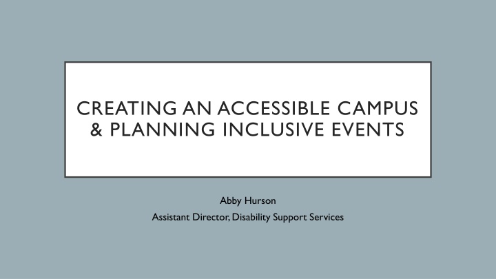 creating an accessible campus planning inclusive n.w