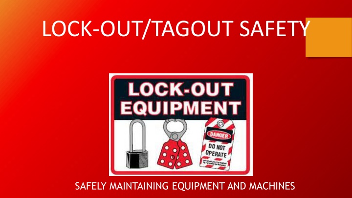 lock out tagout safety n.w