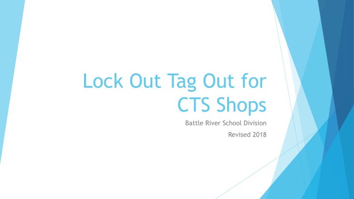 lock out tag out for cts shops n.w